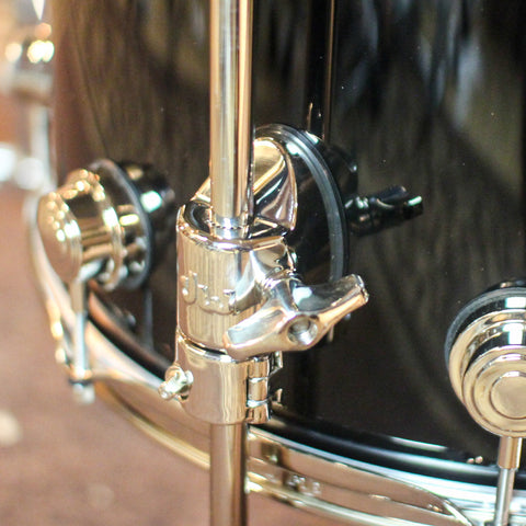 DW Collector's Maple Mahogany Piano Black Lacquer Drum Set - 22,12,13,16 - SO#1357433