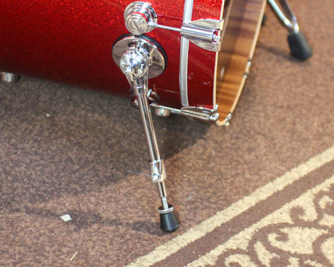 DW Collector's Maple Mahogany Red Sparkle Drum Set - 22,10,12,16 - SO#1447494