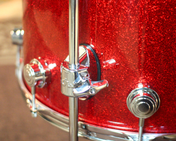 DW Collector's Maple Mahogany Red Sparkle Drum Set - 22,10,12,16 - SO#1447494