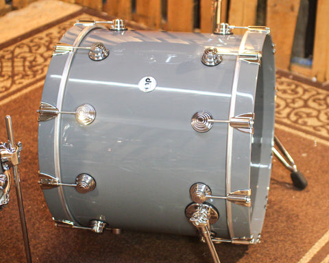 DW Collector's Maple Mahogany Solid Grey Lacquer Drum Set - 22,10,12,14,16 - SO#1438707