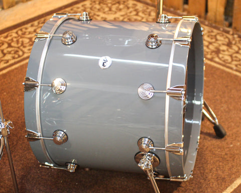 DW Collector's Maple Mahogany Solid Grey Lacquer Drum Set - 22,10,12,16 - SO#1438708