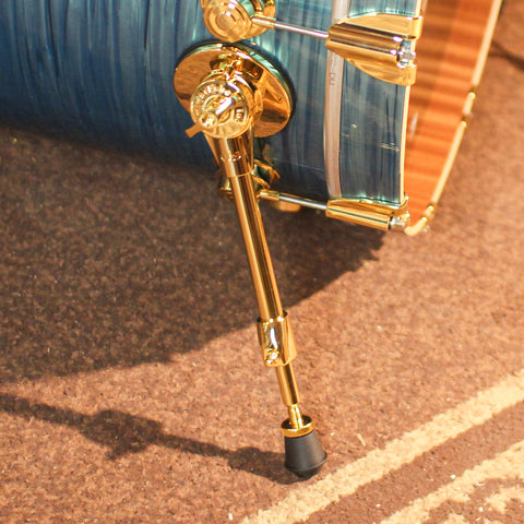 DW Collector's Maple Mahogany Turquoise Oyster Drum Set - 22,8,10,12,14,16 - SO#1417215