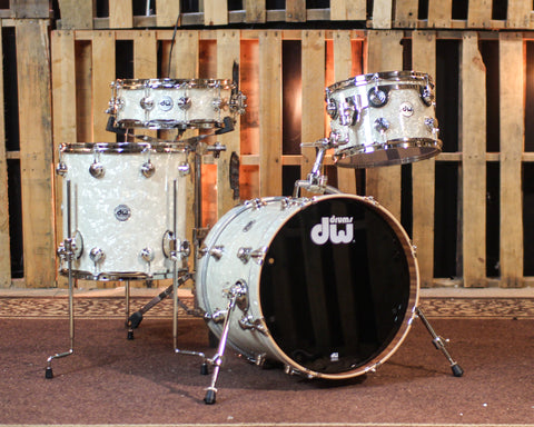 DW Collector's Maple Mahogany Vintage Marine Drum Set - 18,12,14,14sn - SO#1437287