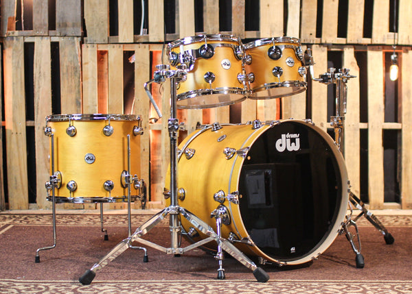 DW Collector's Maple SSC Amber Satin Oil Drum Set - 22,10,12,16 - SO#1313030