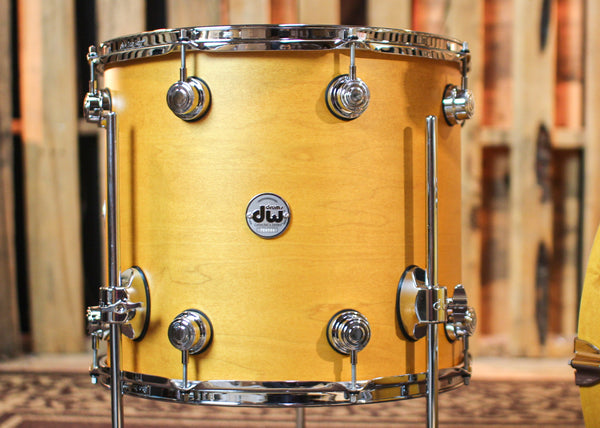 DW Collector's Maple SSC Amber Satin Oil Drum Set - 22,10,12,16 - SO#1313030