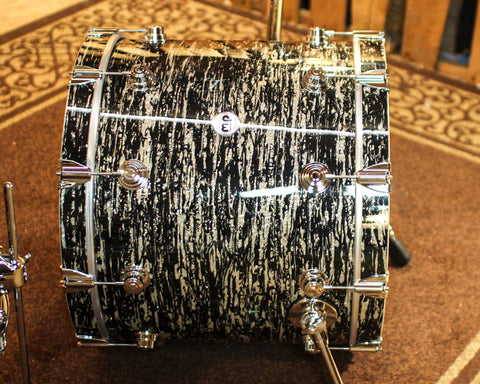 DW Collector's Maple SSC Black Oyster Glass Drum Set - 22,10,12,16 - SO#1392727