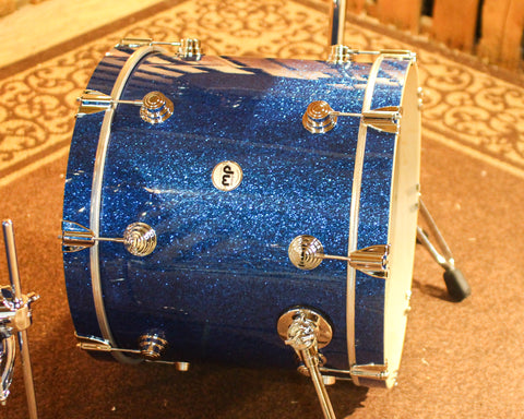 DW Collector's Maple SSC Blue Glass Drum Set - 20,10,12,14 - SO#1438336