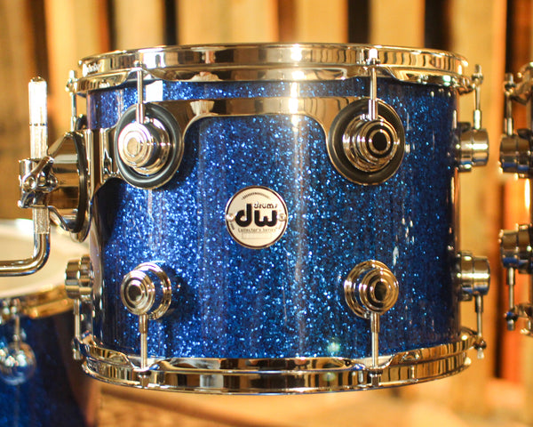 DW Collector's Maple SSC Blue Glass Drum Set - 20,10,12,14 - SO#1438336