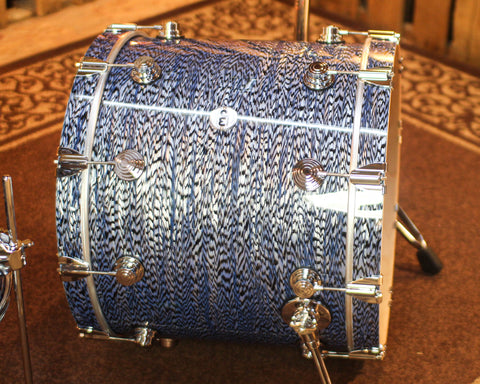 DW Collector's Maple SSC Blue Silk Onyx Drum Set - 22,10,12,16 - SO#1447078