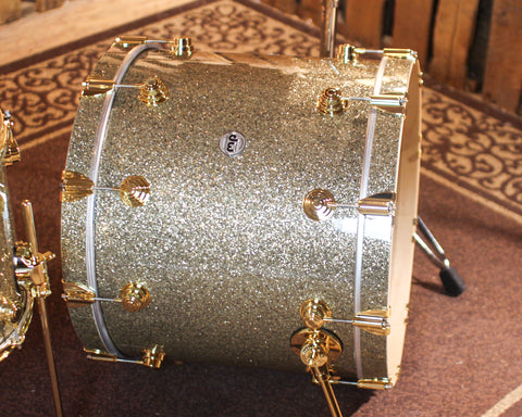 DW Collector's Maple SSC Ginger Glitter Glass Drum Set - 22,8,10,12,14,16 - SO#1417218