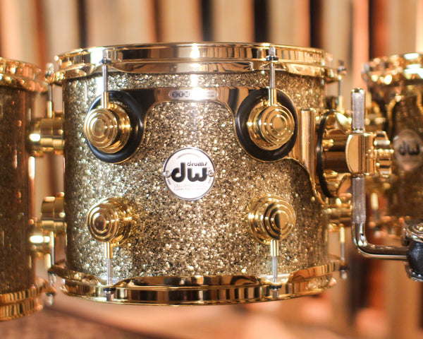 DW Collector's Maple SSC Ginger Glitter Glass Drum Set - 22,8,10,12,14,16 - SO#1417218