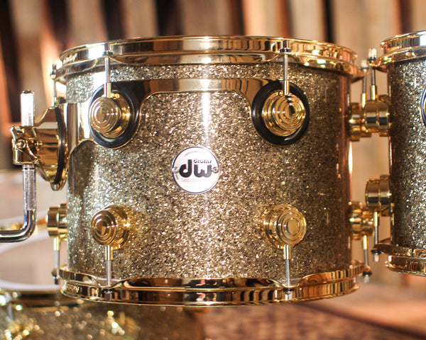 DW Collector's Maple SSC Ginger Glitter Glass Drum Set - 22,8,10,12,14,16 - SO#1417218