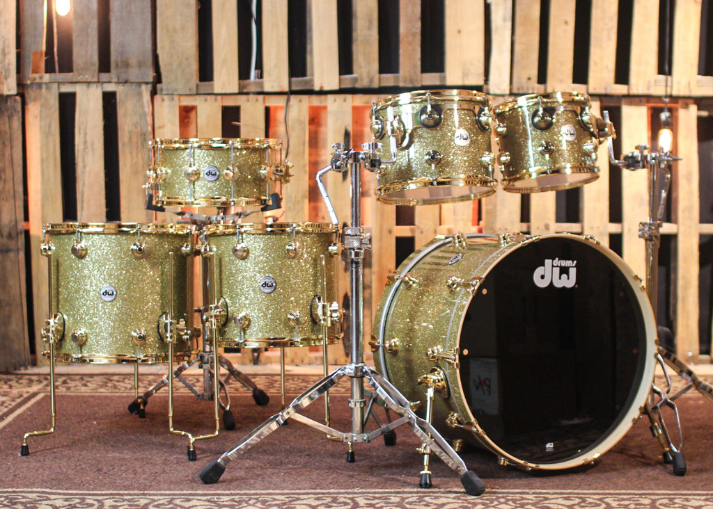 DW Collector's Maple SSC Gold Glass Drum Set 22,10,12,14,16,14sn S The DW Store