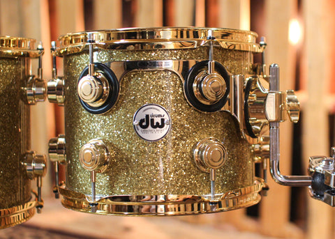 DW Collector's Maple SSC Gold Glass Drum Set - 22,10,12,14,16,14sn - SO#1304627