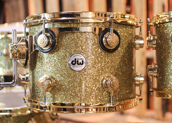 DW Collector's Maple SSC Gold Glass Drum Set - 22,10,12,14,16,14sn - SO#1304627