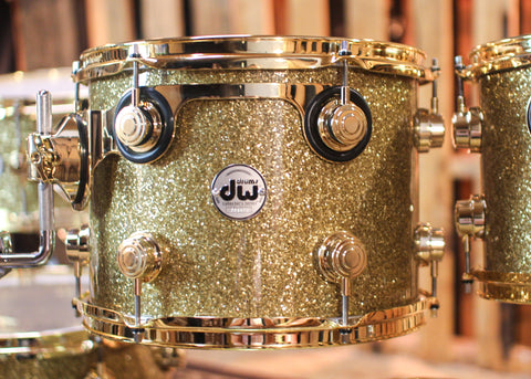 DW Collector's Maple SSC Gold Glass Drum Set - 22,10,12,14,16,14sn - SO#1304627