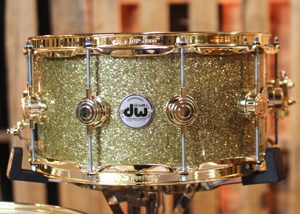 DW Collector's Maple SSC Gold Glass Drum Set - 22,10,12,14,16,14sn - SO#1304627