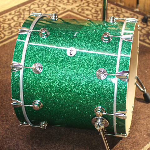 DW Collector's Maple SSC Green Glass Drum Set - 22,10,12,16 - SO#1321789