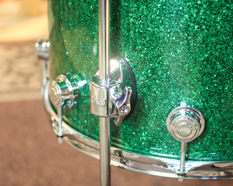 DW Collector's Maple SSC Green Glass Drum Set - 22,10,12,16 - SO#1450373