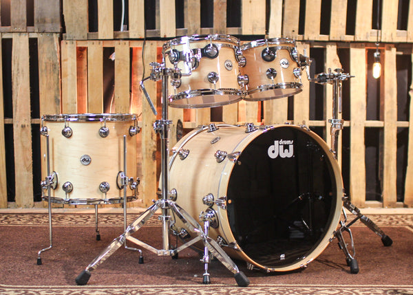 DW Collector s Maple SSC Natural Lacquer Drum Set 22 10 12 16