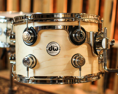DW Collector's Maple SSC Natural Satin Oil Drum Set - 18,12,14,14sn - SO#1357437