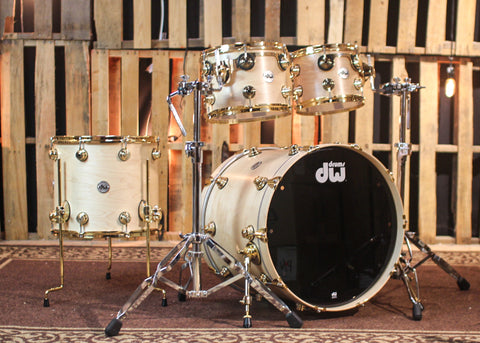 DW Collector's Maple SSC Natural Satin Oil Drum Set - 22,10,12,16 - SO#1313029