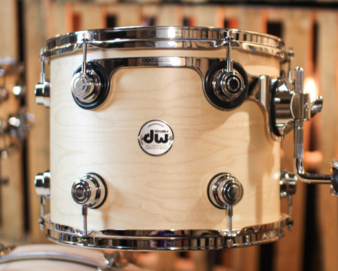 DW Collector's Maple SSC Natural Satin Oil Drum Set - 24,13,16,18,14sn - SO#1354878