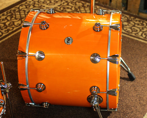 DW Collector's Maple SSC Orange Metallic Lacquer Drum Set - 22,10,12,16 - SO#1386322