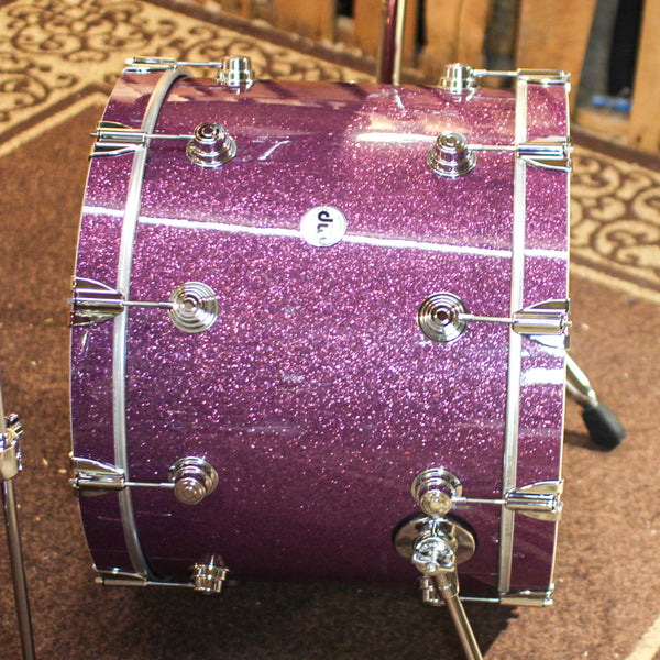 DW Collector's Maple SSC Purple Glass Drum Set - 22,10,12,14,16,14sn - SO#1354753