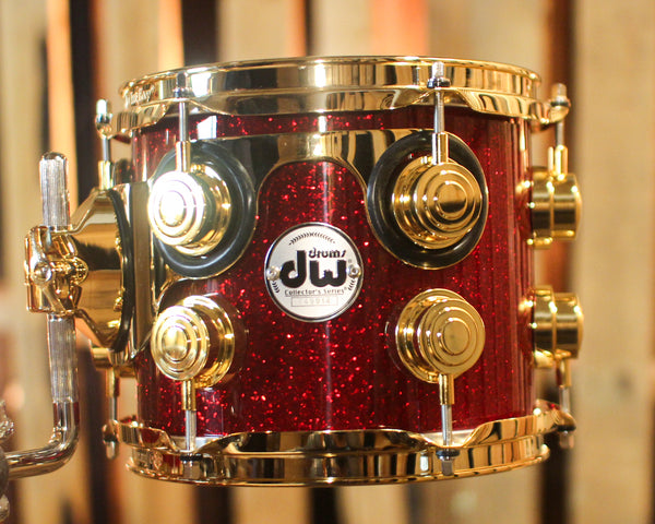DW Collector's Maple SSC Ruby Glass Drum Set - 22,8,10,12,14,16 - SO#1438710