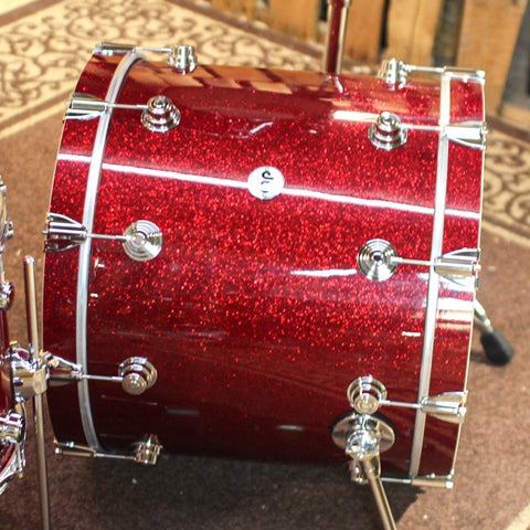 DW Collector's Maple SSC Ruby Glass Drum Set - 22,10,12,14,16 - SO#1332134