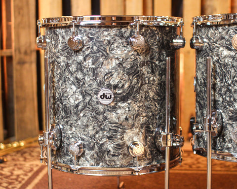 DW Collector's Maple SSC Silver Abalone Drum Set - 22,8,10,12,14,16 - SO#1425650