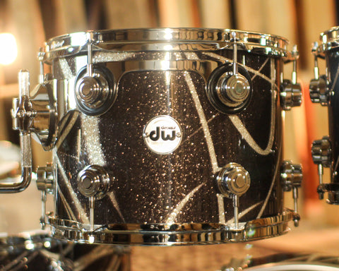 DW Collector's Maple SSC Smoke Glass Contrail Drum Set - 22,8,10,12,14,16 - SO#1428273