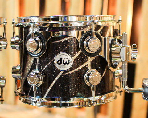 DW Collector's Maple SSC Smoke Glass Contrail Drum Set - 22,10,12,16 - SO#1386313
