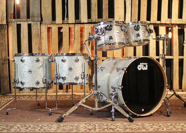 DW Collector's Pure Birch Broken Glass Drum Set - 22,10,12,14,16 - SO#1312572