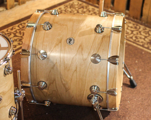 DW Collector's Cherry HVLT Natural Satin Oil Drum Set - 22,10,12,16 - SO#1433140