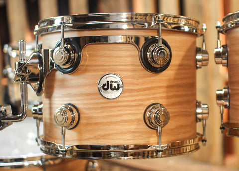 DW Collector's Oak HVLT Natural Hard Satin Drum Set - 22,10,12,16,14 - SO#1302114