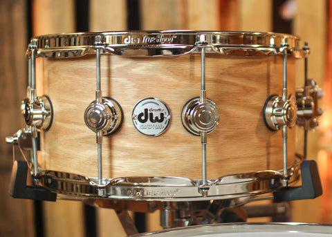 DW Collector's Oak HVLT Natural Hard Satin Drum Set - 22,10,12,16,14 - SO#1302114