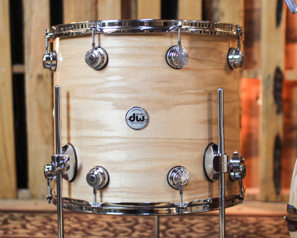DW Collector's Pure Oak HVLT Natural Satin Oil Drum Set - 22,10,12,16 - SO#1433141