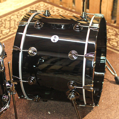 DW Collector's Purpleheart Piano Black Drum Set - 22,10,12,14,16,14sn - SO#1302119