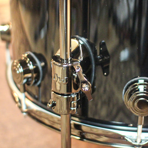 DW Collector's Purpleheart Piano Black Drum Set - 22,10,12,14,16,14sn - SO#1302119
