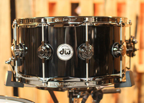 DW Collector's Purpleheart Piano Black Drum Set - 22,10,12,14,16,14sn - SO#1302119