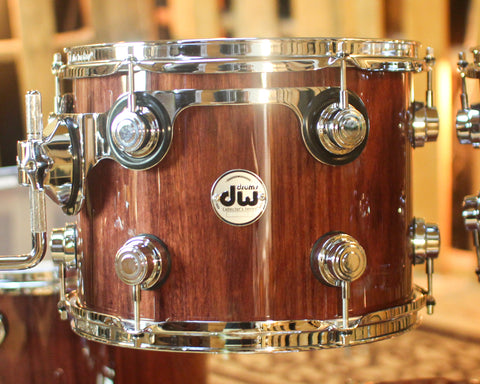 DW Collector's Pure Purpleheart VLT Natural Lacquer Drum Set - 22,10,12,16 - SO#1446368