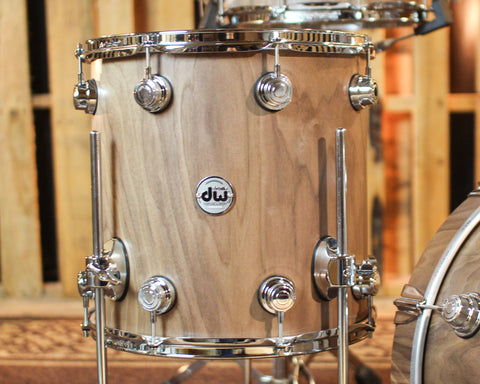 DW Collector's Pure Walnut Natural Hard Satin Drum Set - 18,12,14,14sn - SO#1421333
