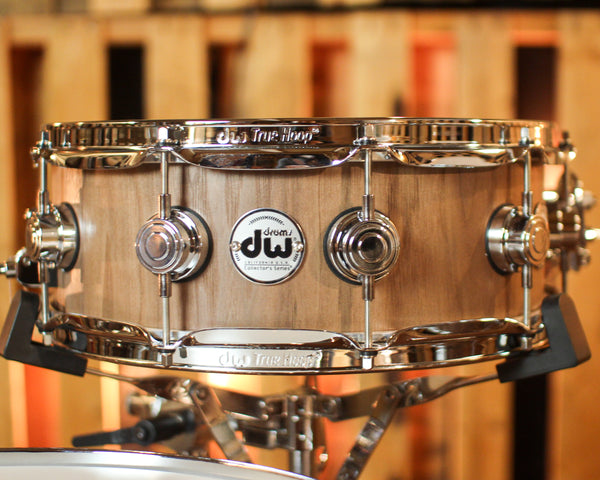 DW Collector's Pure Walnut Natural Hard Satin Drum Set - 18,12,14,14sn - SO#1421333