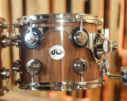 DW Collector's Pure Walnut Natural Lacquer Drum Set - 22,10,12,16,14sn - SO#1424150