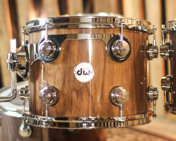 DW Collector's Pure Walnut Natural Lacquer Drum Set - 22,10,12,16,14sn - SO#1424150