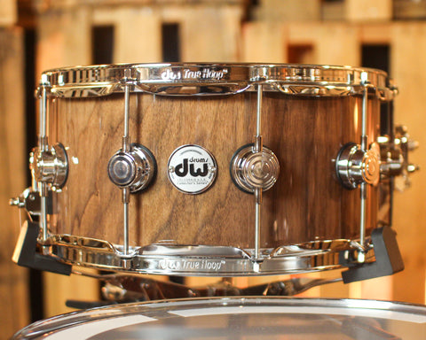 DW Collector's Pure Walnut Natural Lacquer Drum Set - 22,10,12,16,14sn - SO#1424150