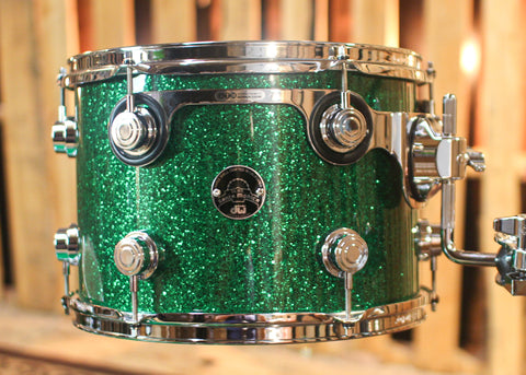 DW Collector's Santa Monica Green Glass Drum Set - 14x22,9x13,14x16 - SO#1320872