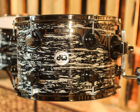 DW Collector's SonicPly Black Oyster Glass Drum Set - 24,13,16,14sn - SO#1412870